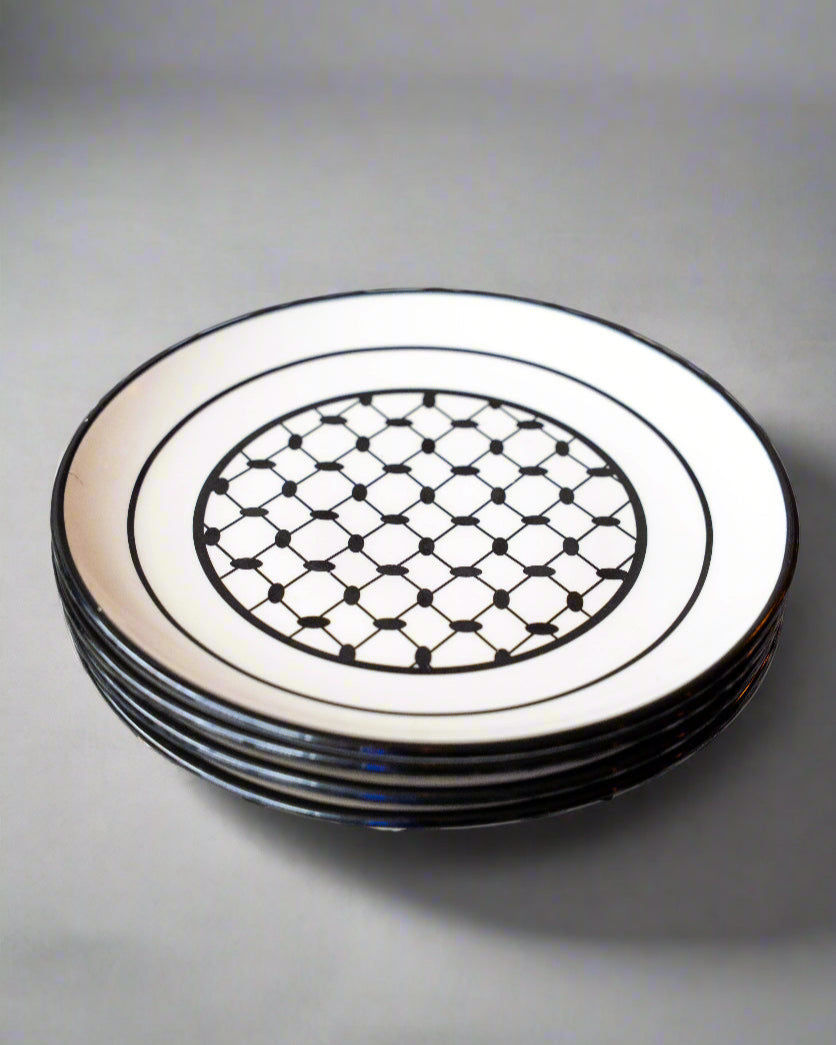 4x Kufiya Plate | 21cm