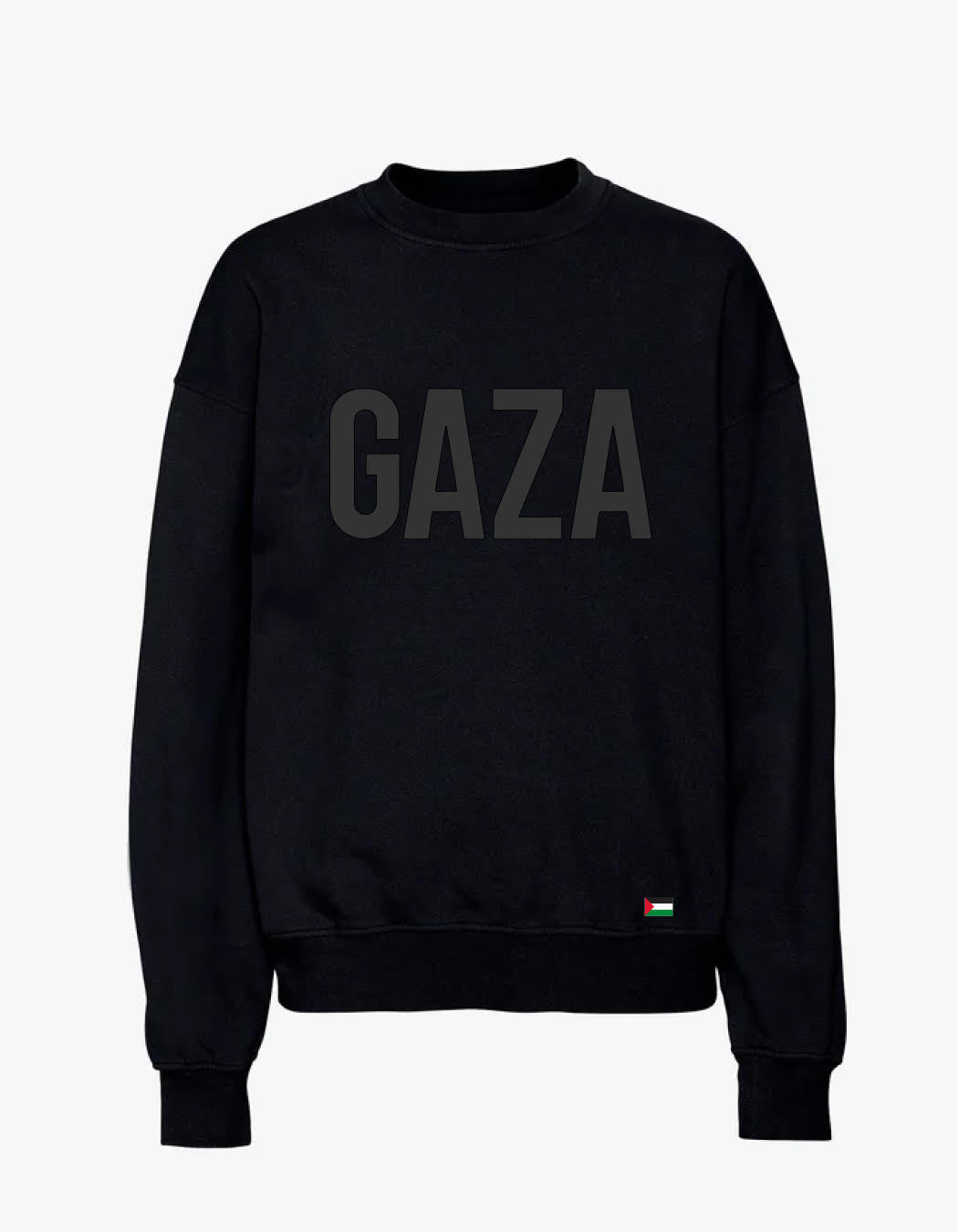 Organic Sweatshirt | Mørkegrå Print