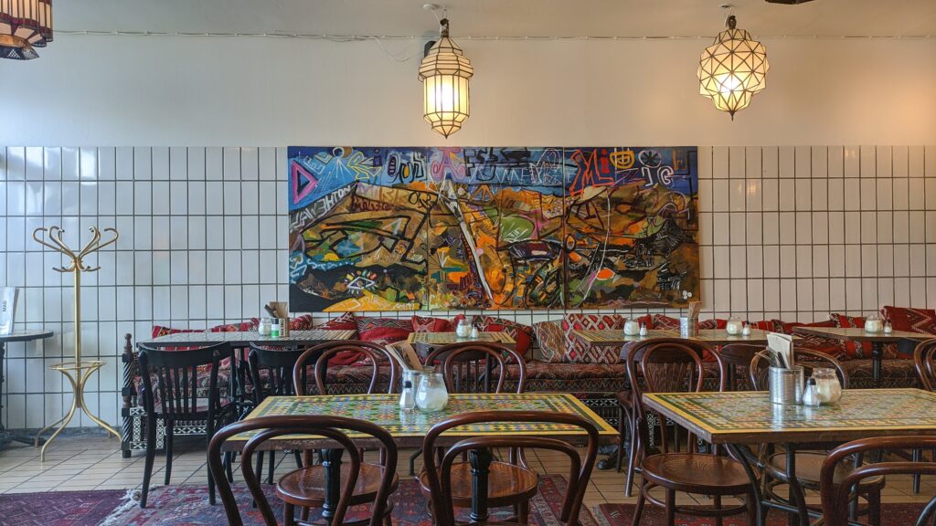 Restaurant of Gaza Grill Kødbyen: Arab Atmosphere
